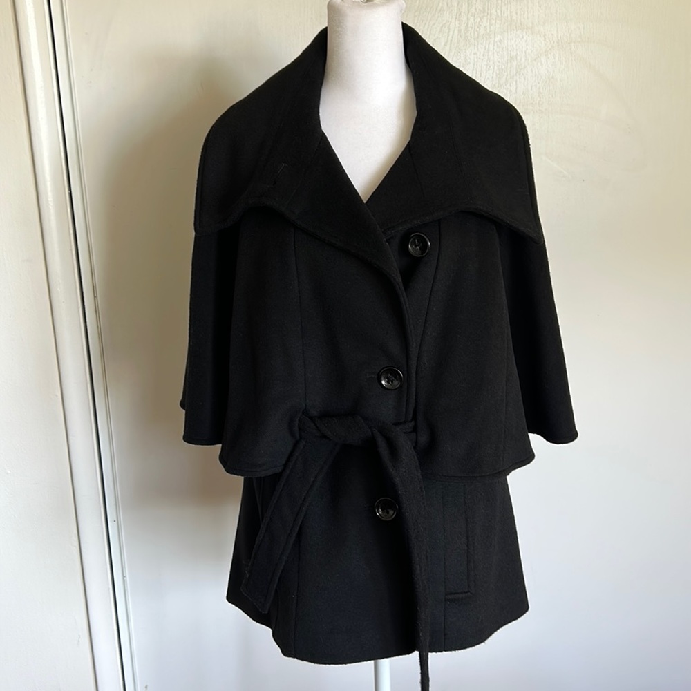 Fantastic CK capelet jacket!